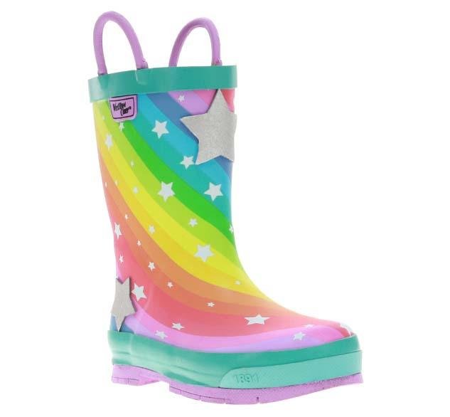 Kids Superstar Rain Boot - Teal - WSC B2B