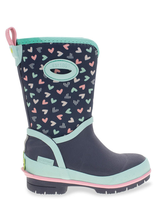 Kids Sweethearts Neoprene Cold Weather Boot - Navy - WSC B2B