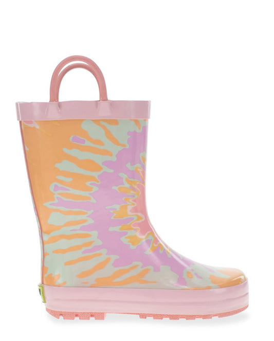 Kids Tie Dye Dream Rain Boot - Pink - WSC B2B