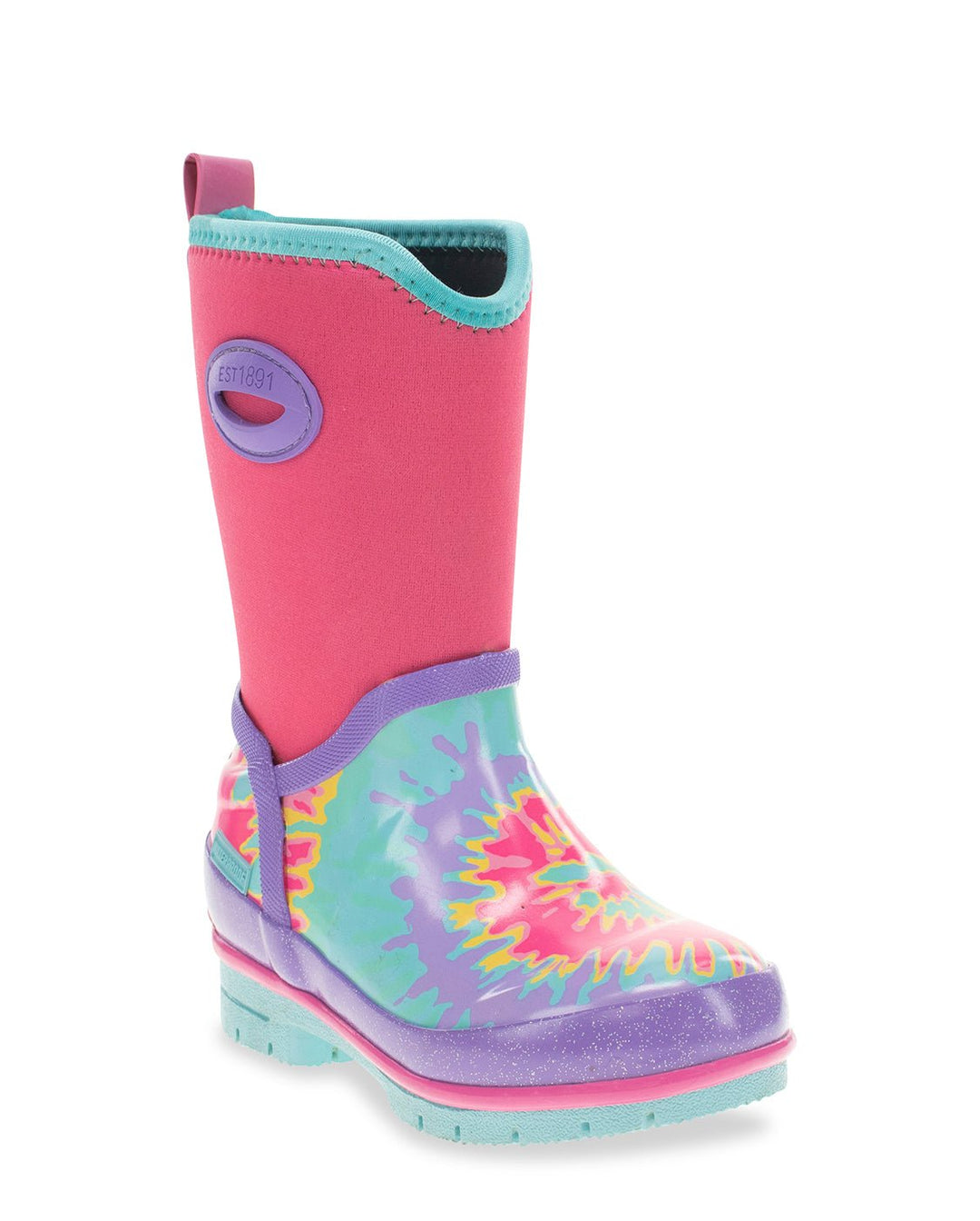 Kids Tie Dye Neoprene Cold Weather Boot - Pink - WSC B2B