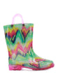 Kids Tie Dye Party Lighted Rain Boot - Multi - WSC B2B