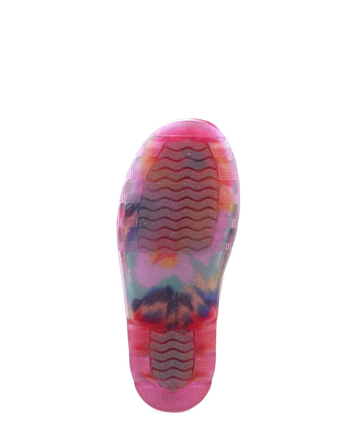 Kids Tie Dye Party Lighted Rain Boot - Multi - WSC B2B