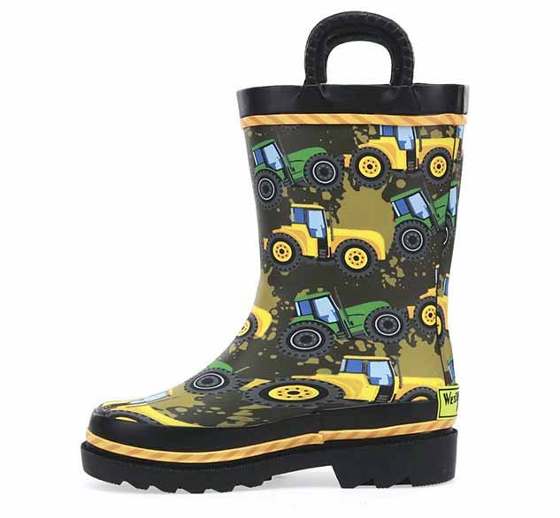 Kids Tractor Tough Rain Boot - Taupe - WSC B2B