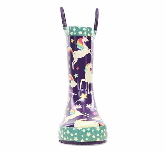 Kids Unicorn Dreams Rain Boot - Purple - WSC B2B