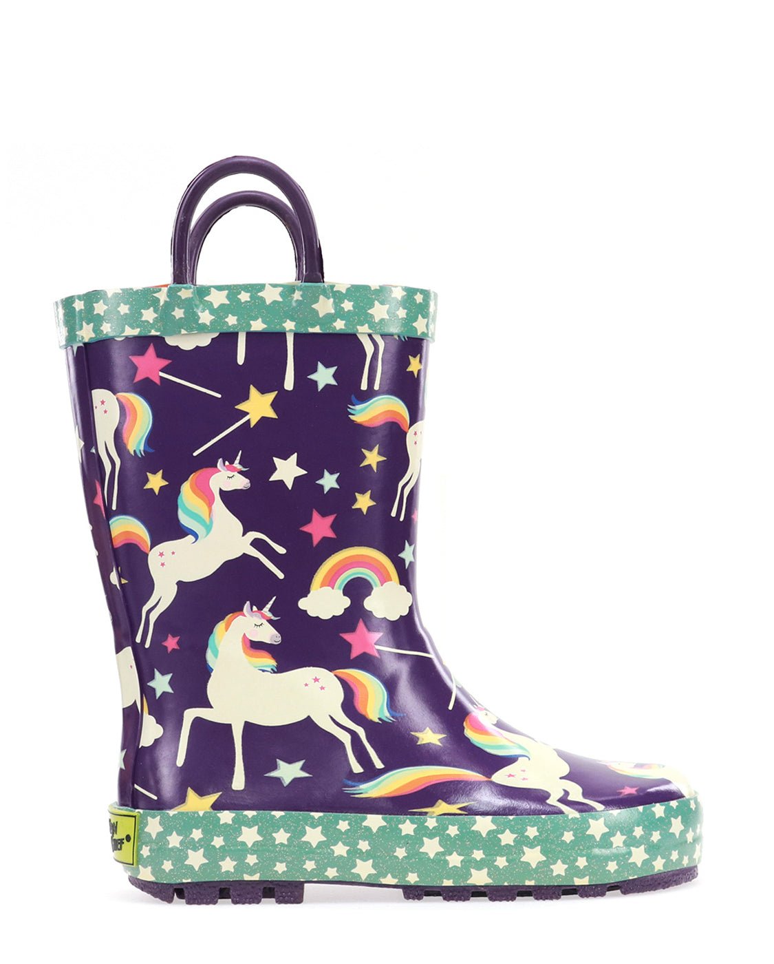 Kids Unicorn Dreams Rain Boot - Purple - WSC B2B