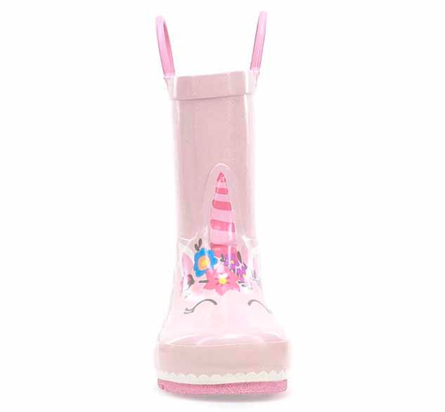 Kids Unity Unicorn Rain Boot - Soft Rose - WSC B2B