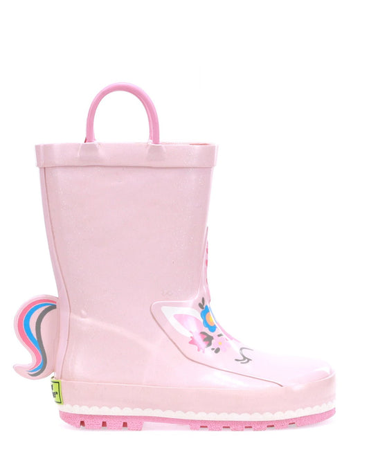 Kids Unity Unicorn Rain Boot - Soft Rose - WSC B2B