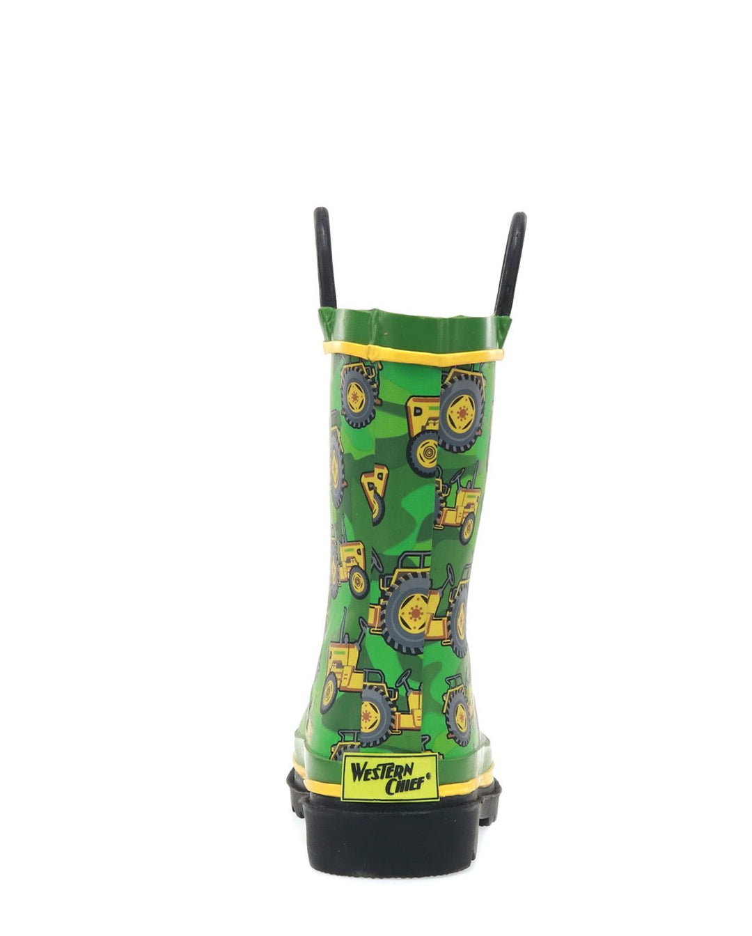 Kids Vintage Tractors Rain Boot - Green - WSC B2B