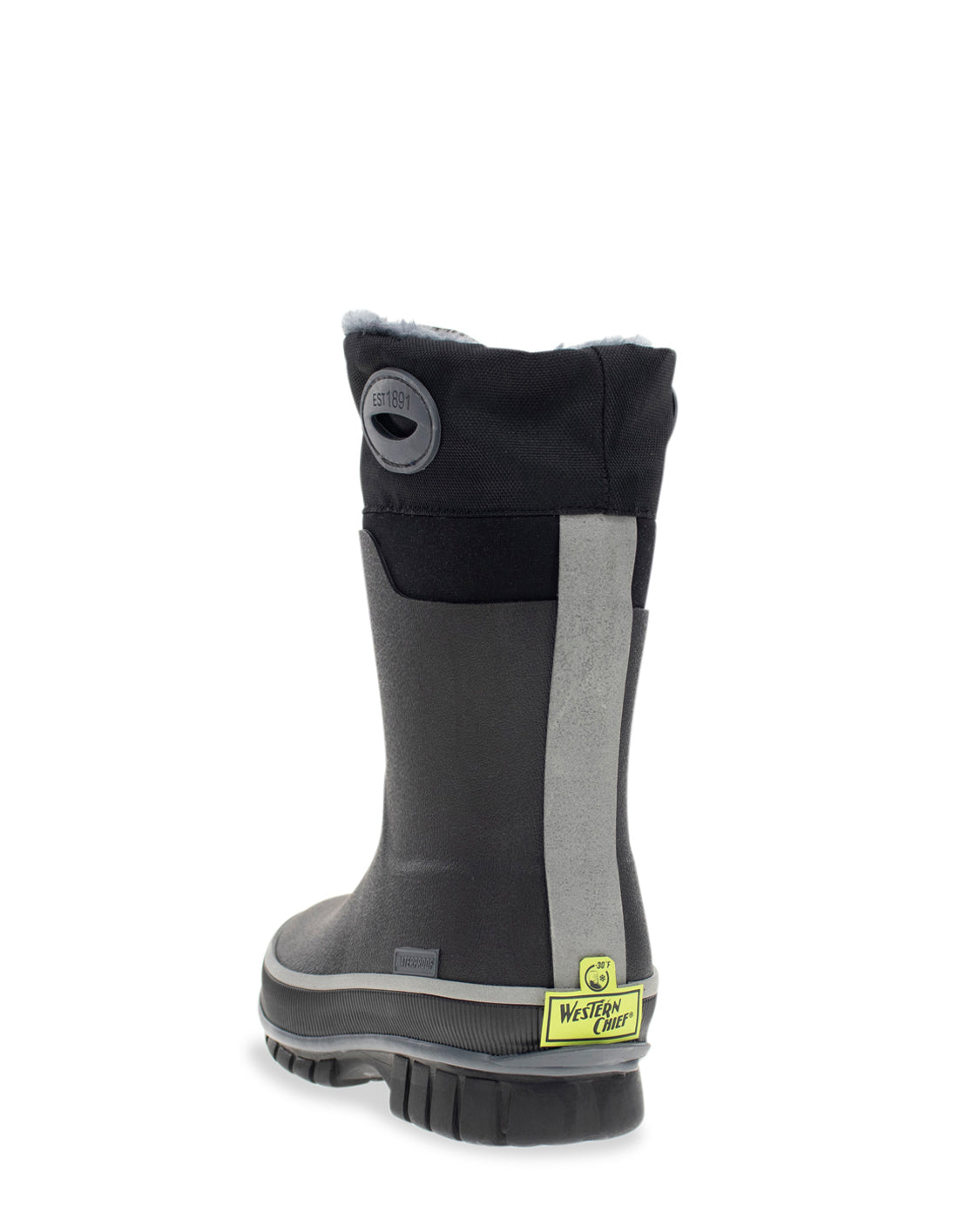 Kids Solid Winterprene Neoprene Mid Boot - Black