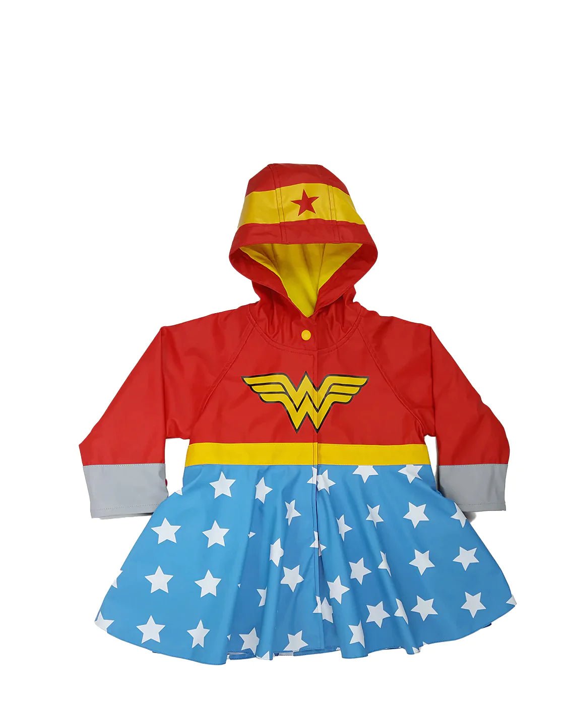 Kids Wonder Woman Raincoat - Red - WSC B2B