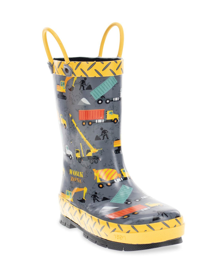 Kids Work Zone Rain Boot - Charcoal - WSC B2B