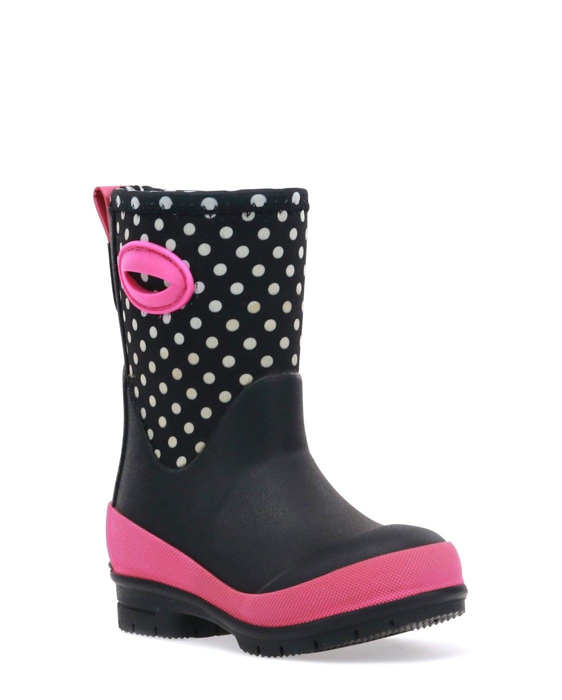 Kids Youth Chloe Dot Neoprene Cold Weather Boot - Black - WSC B2B