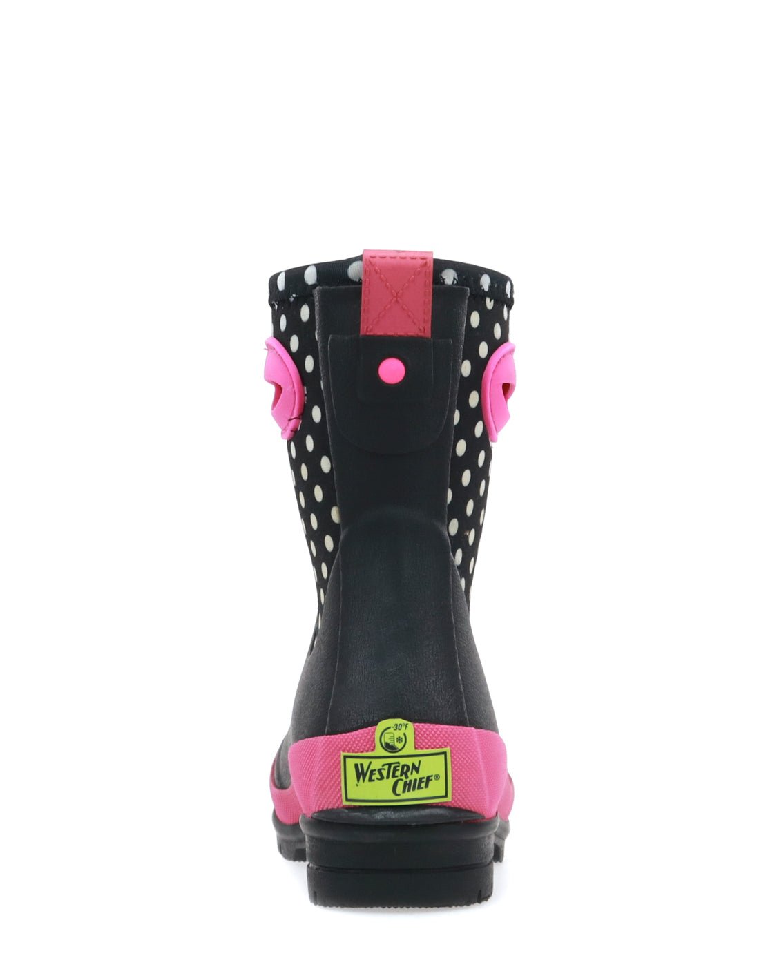 Kids Youth Chloe Dot Neoprene Cold Weather Boot - Black - WSC B2B