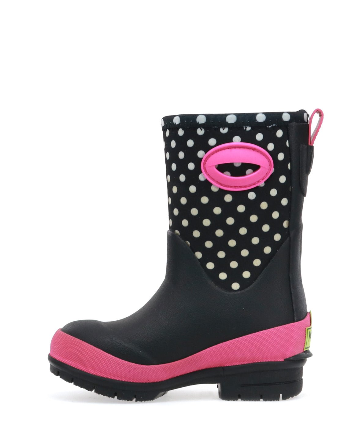 Kids Youth Chloe Dot Neoprene Cold Weather Boot - Black - WSC B2B