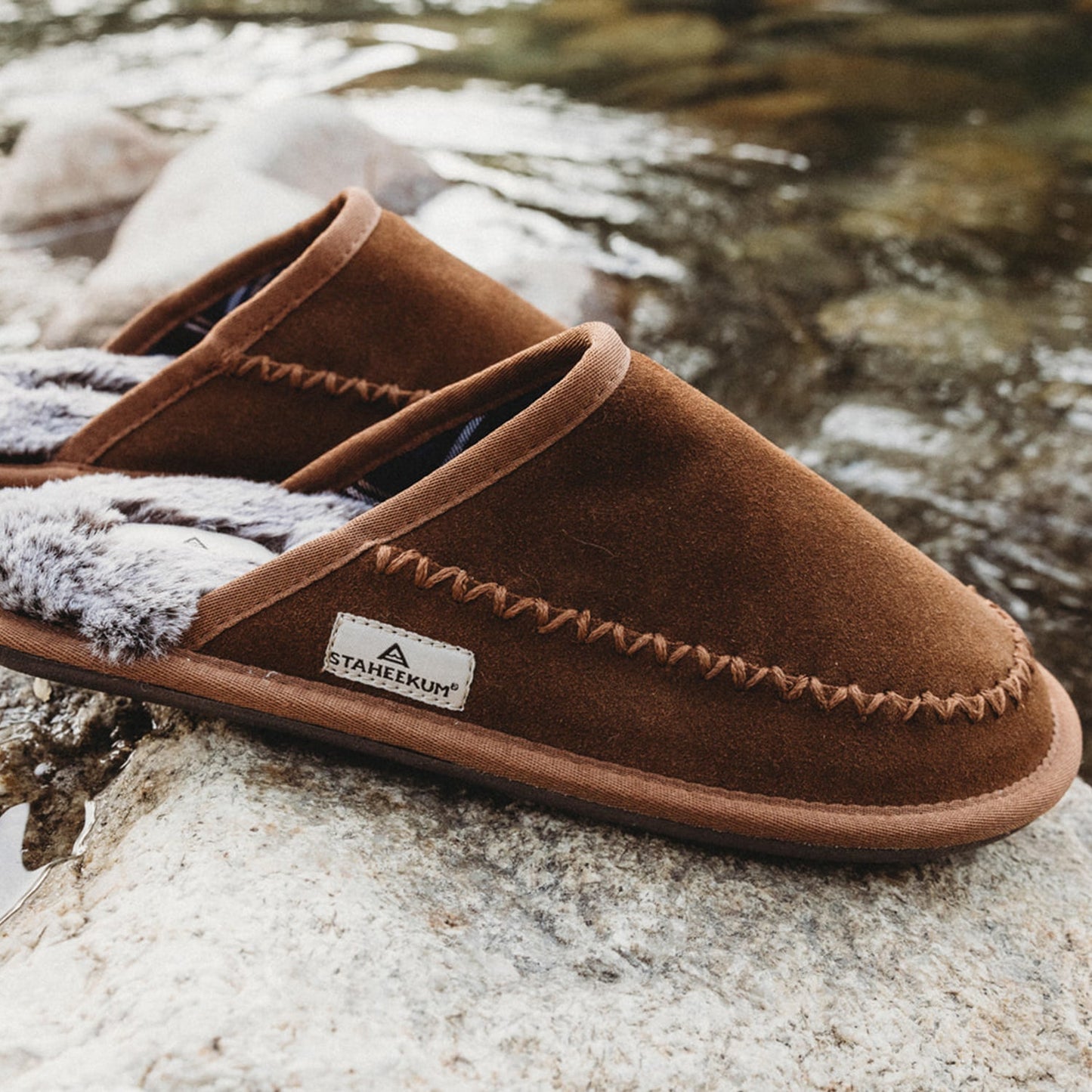 Men's Cabin Classic Slipper - Wheat - WSC B2B