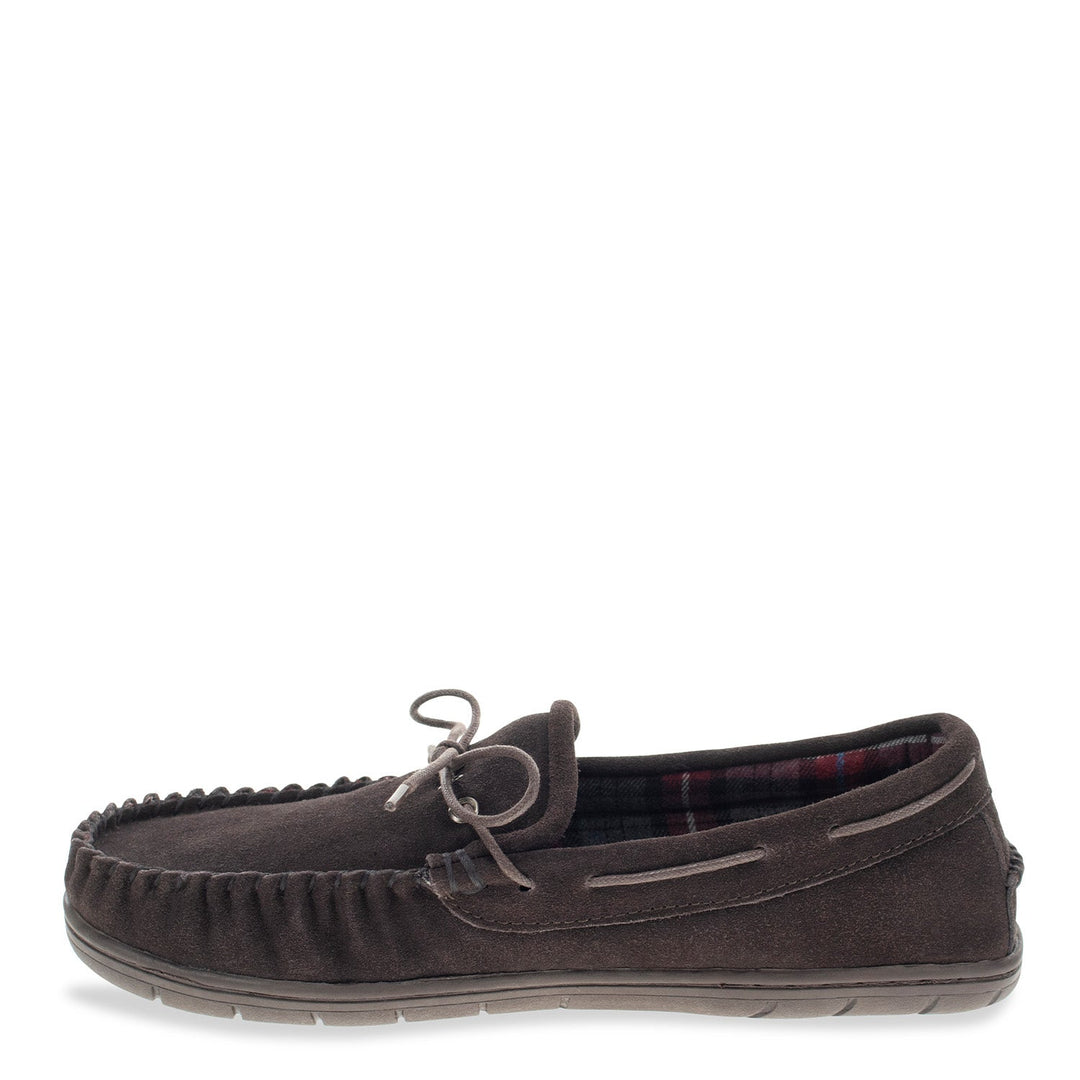 Men's Country Flannel Slipper - Chocolate