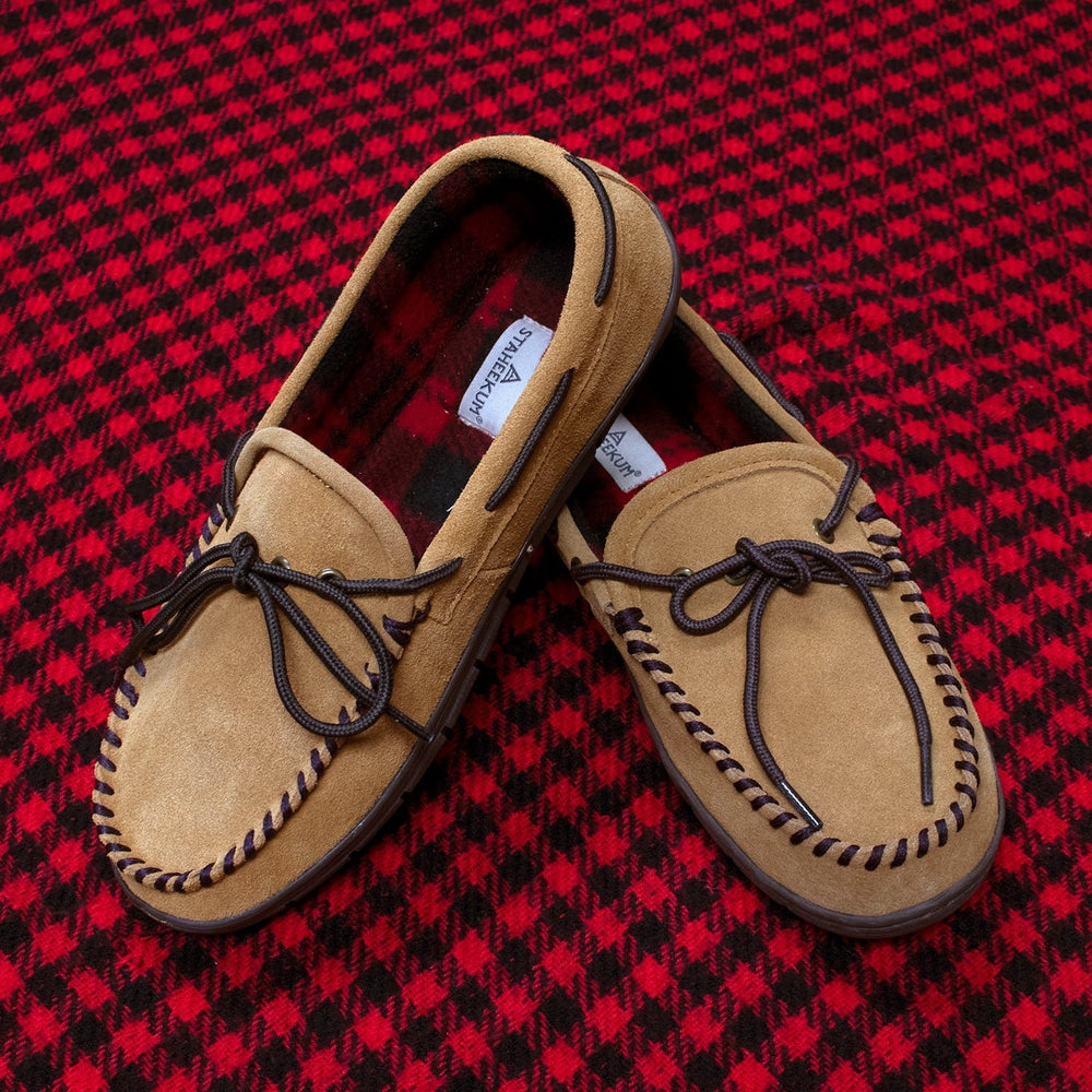 Men's Country Flannel Slipper - Wheat - WSC B2B