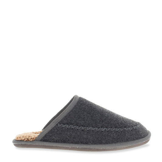 Men's Log Cabin Slipper - Charcoal