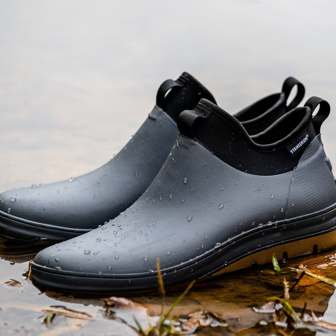 Men's Neoprene Ankle Rain Boot - Black - WSC B2B