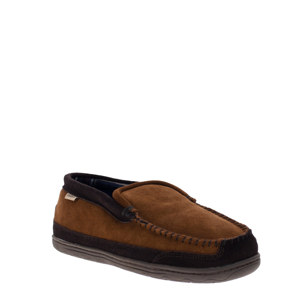 Men's Unwind Flannel Slipper - Wheat - WSC B2B