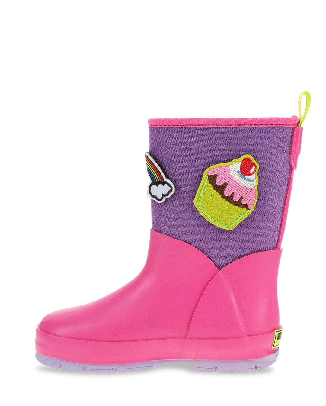 NEW Kids Puddle Patch Rain Boot - Pink - WSC B2B