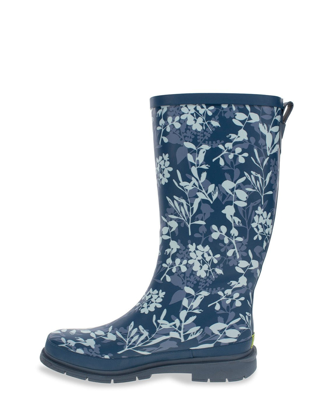 NEW Women's Leafy Branches Tall Rain Boot - Navy - WSC B2B