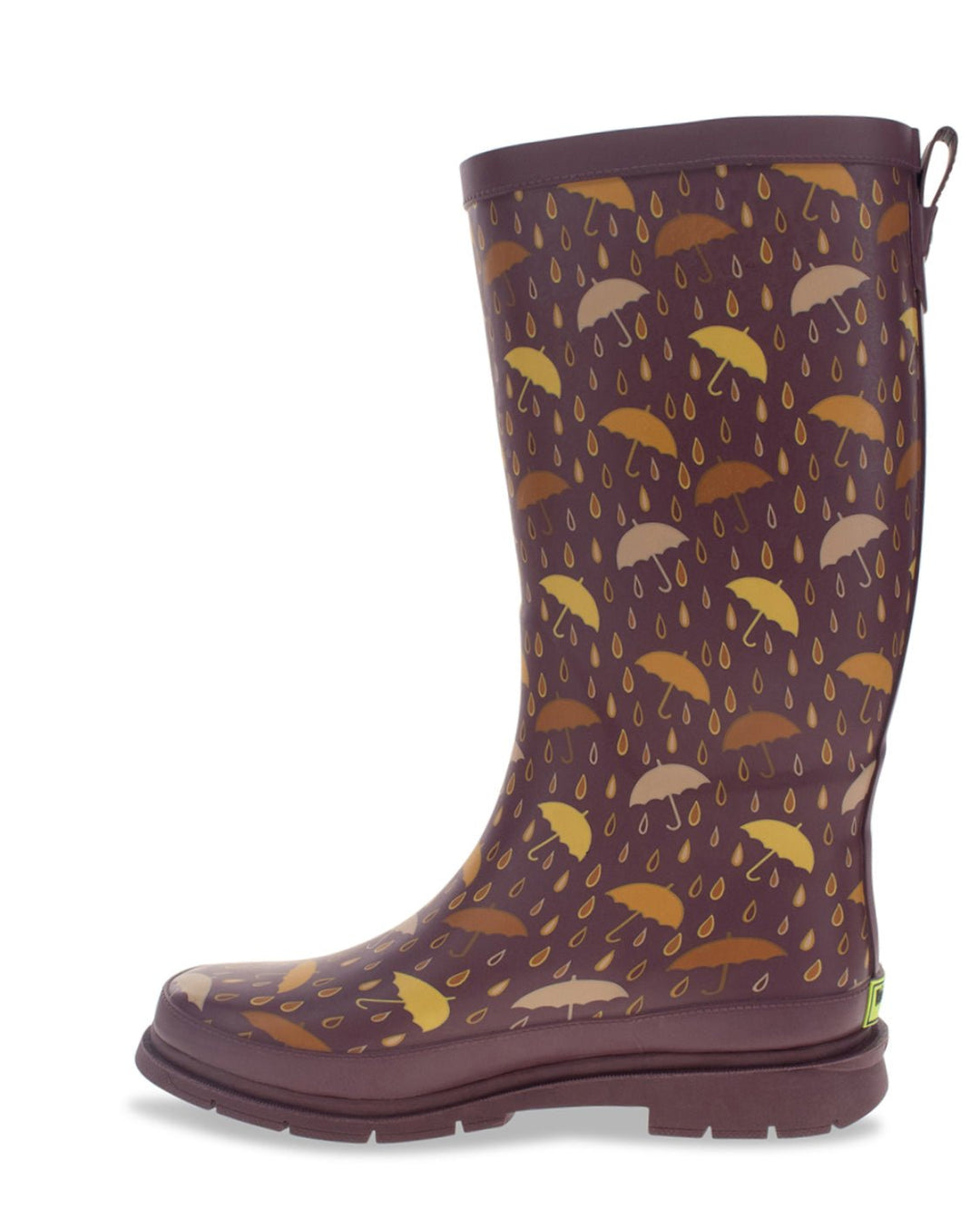NEW Women's Pouring Tall Rain Boot - Brown - WSC B2B