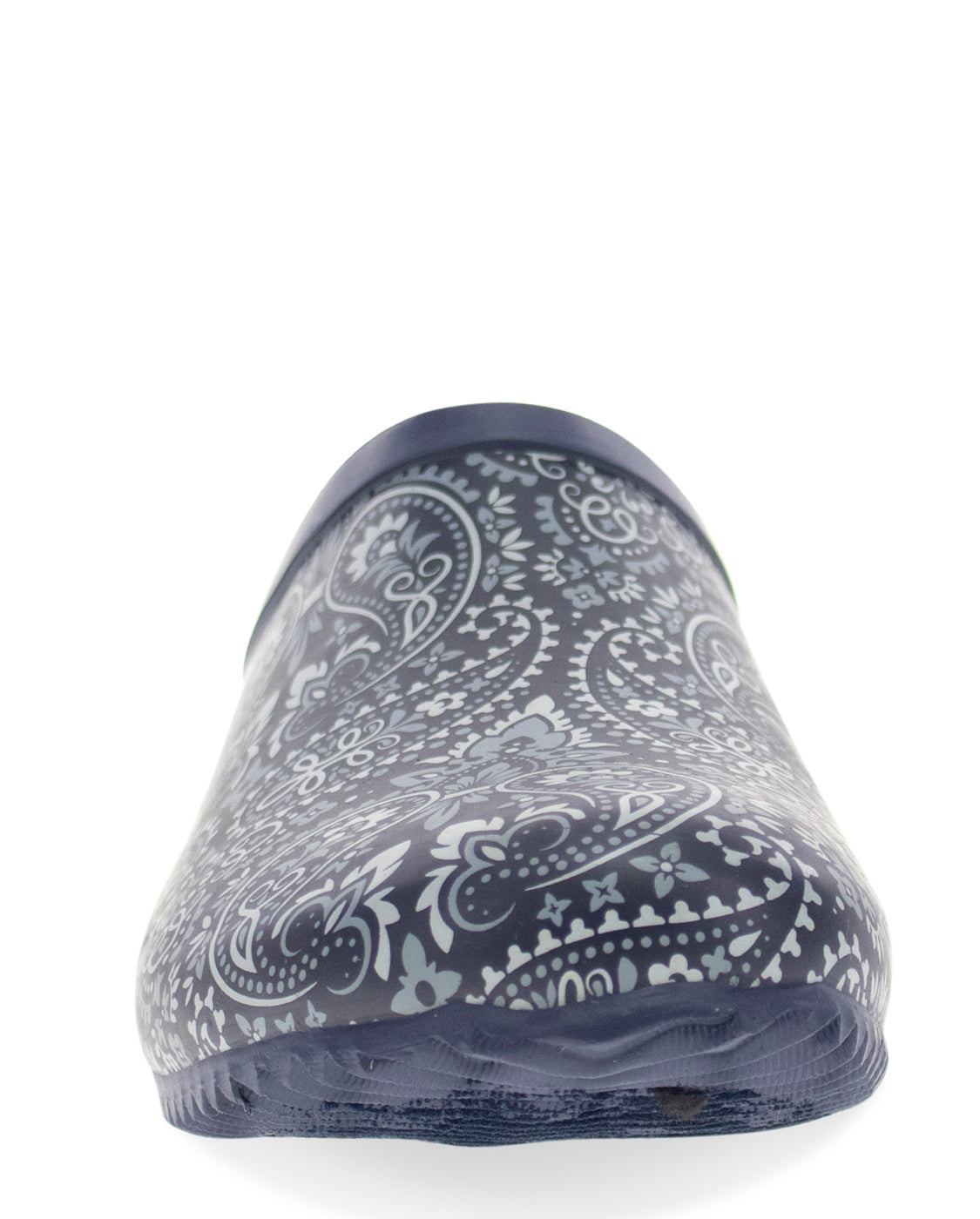 Womens Bandana Paisley Clog - Navy