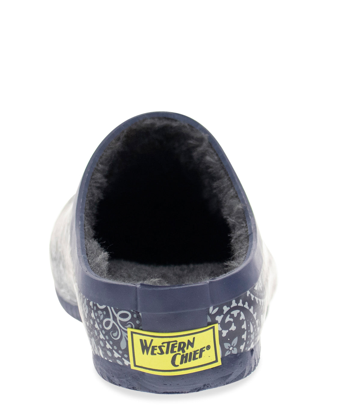 Womens Bandana Paisley Clog - Navy