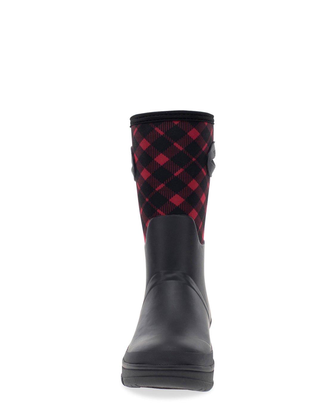 Women's Buffalo Check Polarprene Mid Cold Weather Boot - Black - WSC B2B