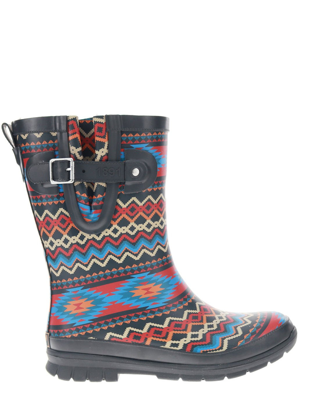 Women's Country Stripe Mid Rain Boot - Gray - WSC B2B