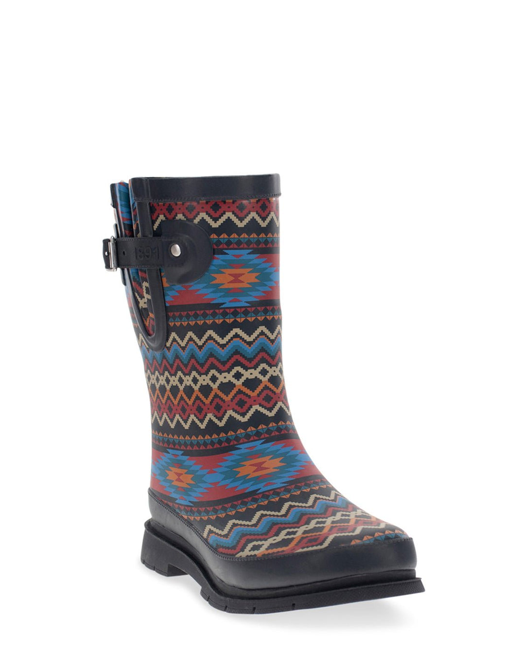 Women's Country Stripe Mid Rain Boot - Gray - WSC B2B