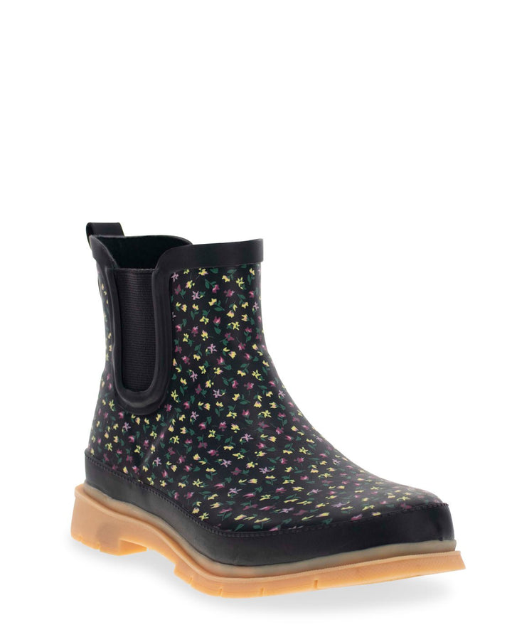 Women's Dainty Chelsea Rain Boot - Black - WSC B2B