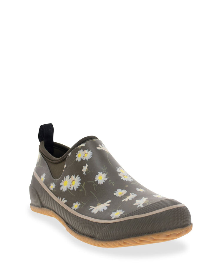 Women's Dainty Daisy Neoprene Slip On - Green - WSC B2B