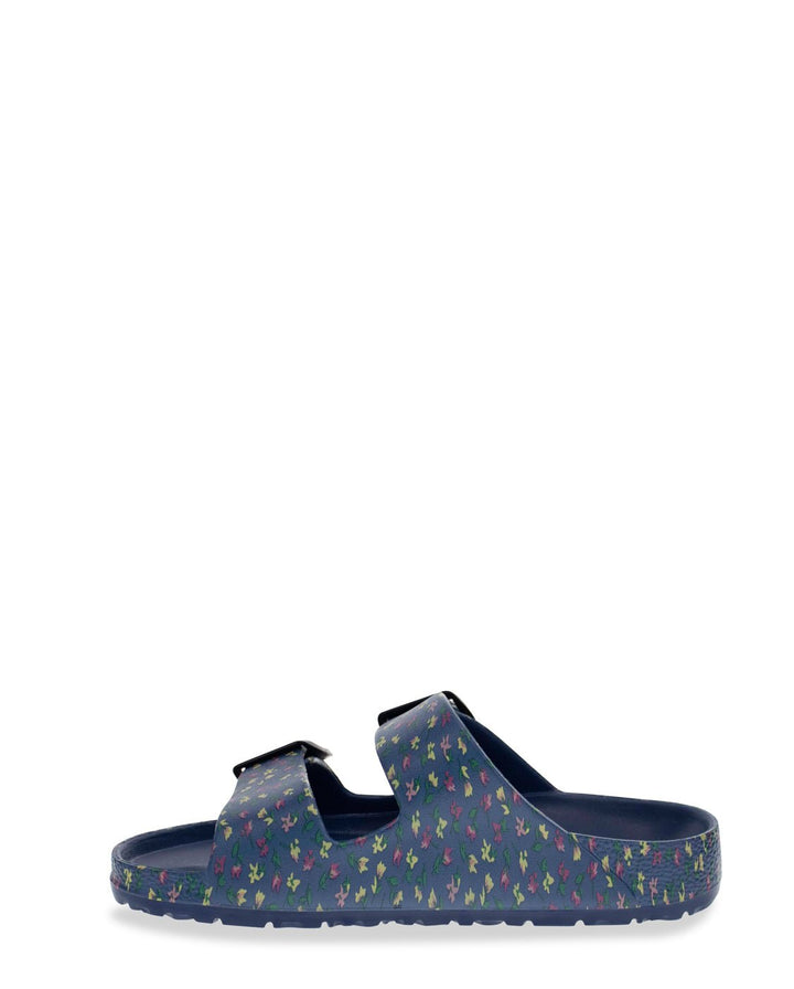 Women's Ditsy Slide Sandal - Navy - WSC B2B