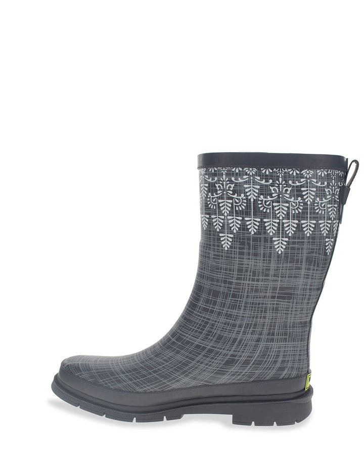 Women's Dove Tree Mid Rain Boot - Dark Charcoal - WSC B2B