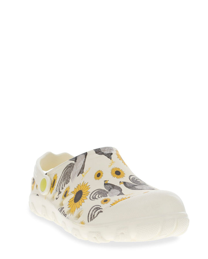 Women's Easies Rooster Clog - Cream - WSC B2B