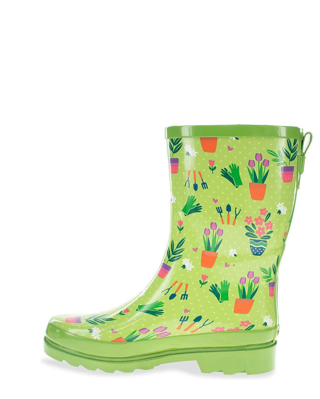 Women's Garden Days Mid Rain Boot - Green - WSC B2B