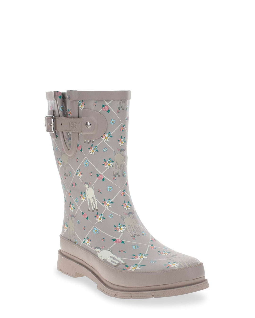 Women's Goat Gracious Mid Rain Boot - Gray - WSC B2B