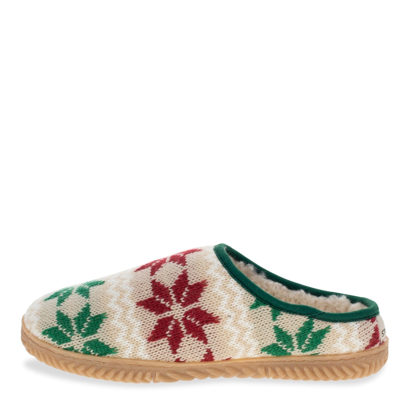 Women's Graphic Holiday Party Slipper - Oat - WSC B2B