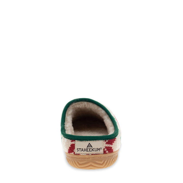 Women's Graphic Holiday Party Slipper - Oat - WSC B2B