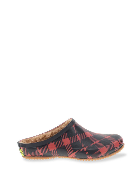 Women's Heritage Plaid Clog - Red - WSC B2B