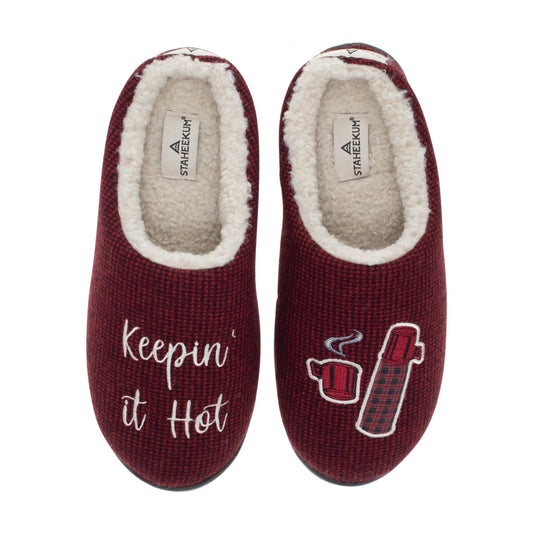 Women's Keepin' It Hot Slipper - Red - WSC B2B