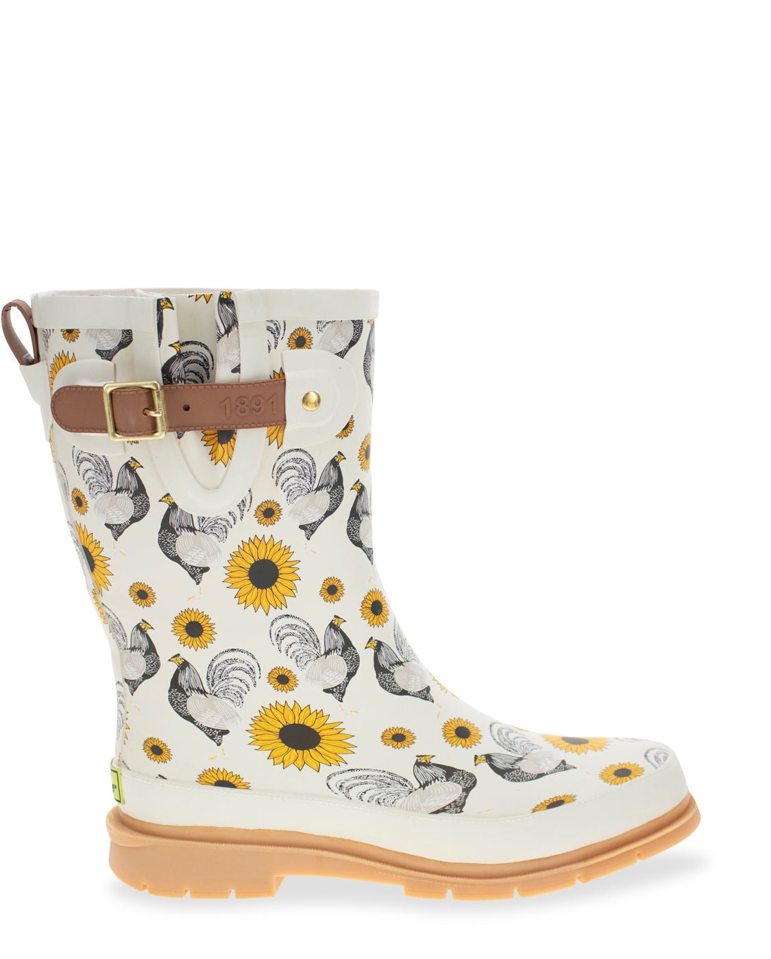 Women's Rooster Rise Mid Rain Boot - Cream - WSC B2B