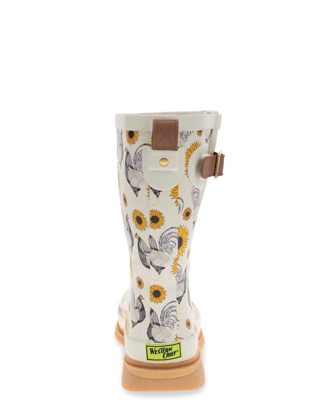 Women's Rooster Rise Mid Rain Boot - Cream - WSC B2B