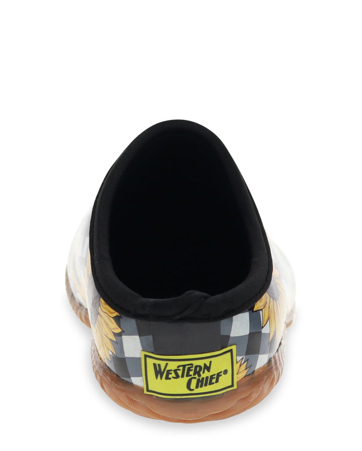 Women's Sunny Flowers Clog - Black - WSC B2B