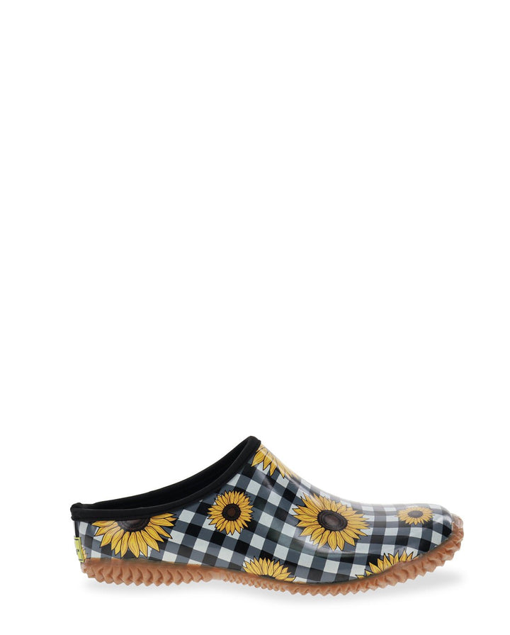 Women's Sunny Flowers Clog - Black - WSC B2B