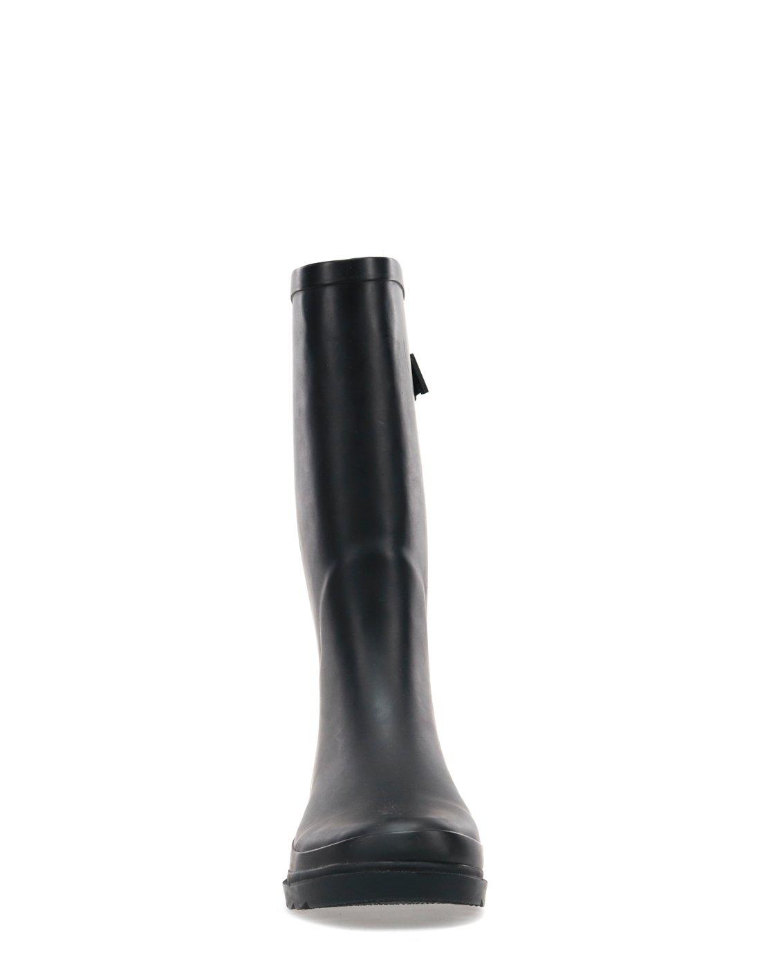 Women's Wide Calf Rain Boot- Black - WSC B2B