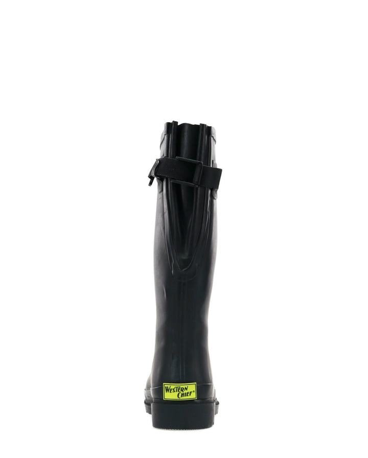 Women's Wide Calf Rain Boot- Black - WSC B2B