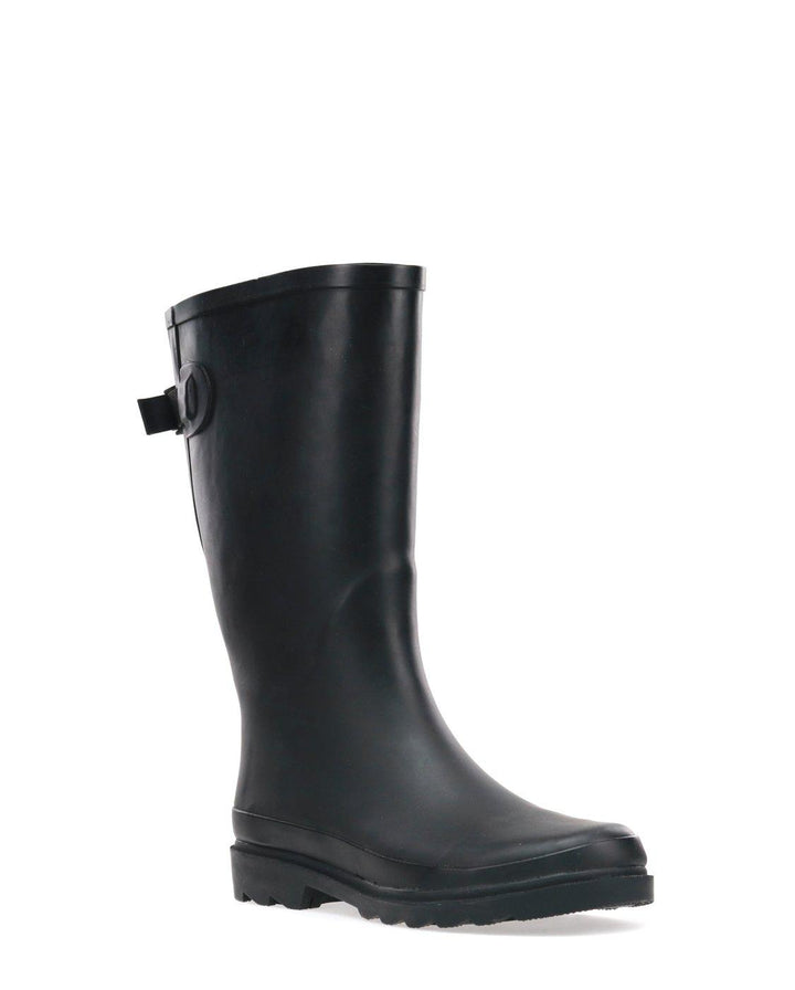 Women's Wide Calf Rain Boot- Black - WSC B2B
